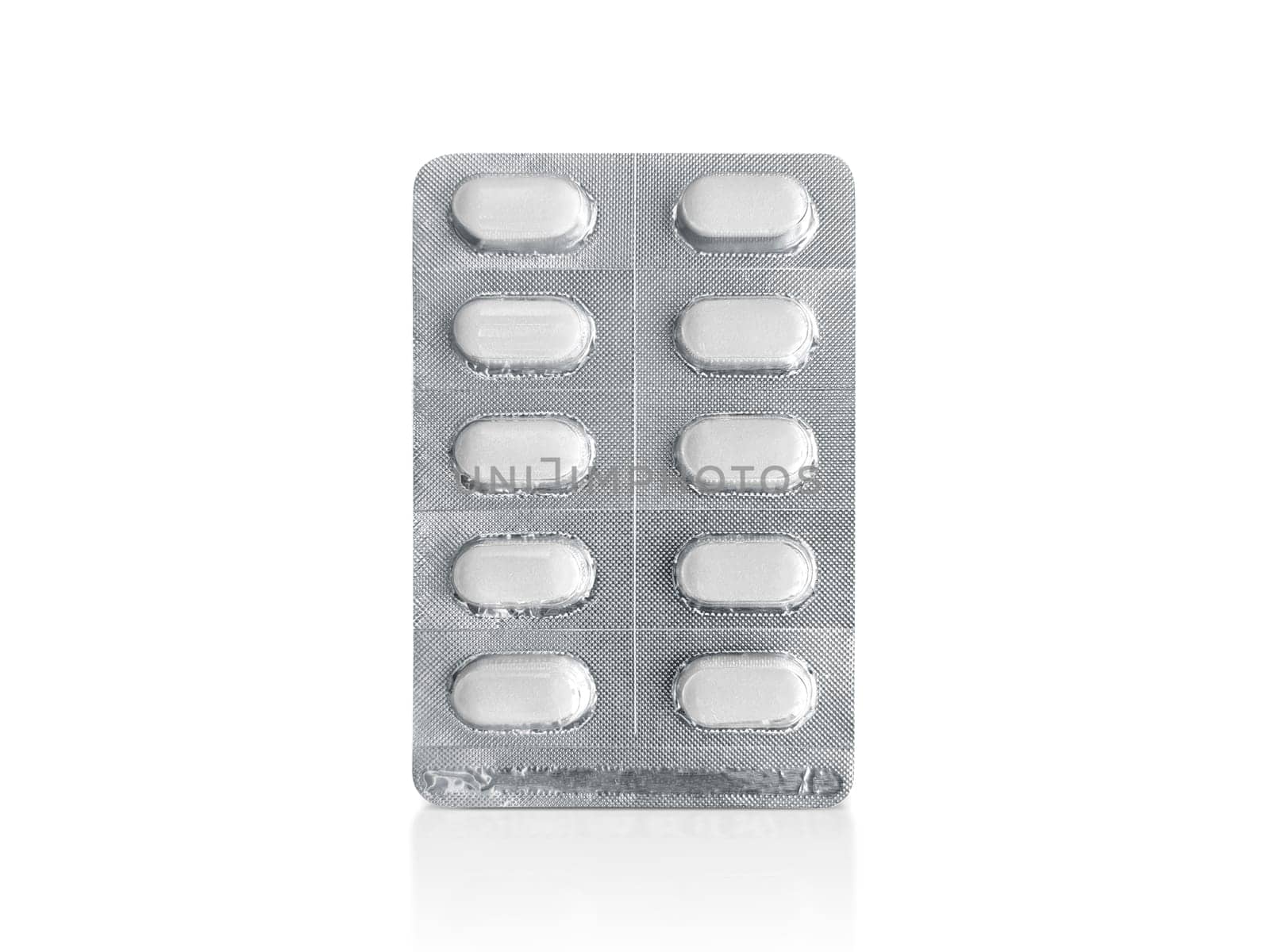 pharmaceutical over the counter or prescription pills isolated over white background