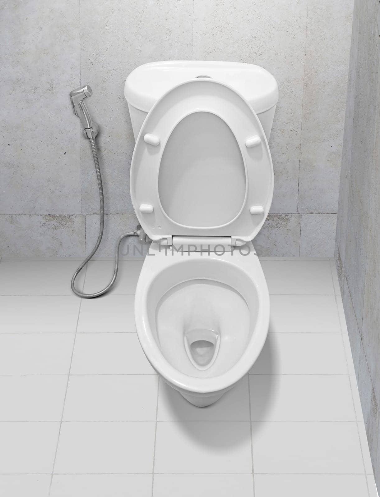 white toilet bowl in the bathroom
