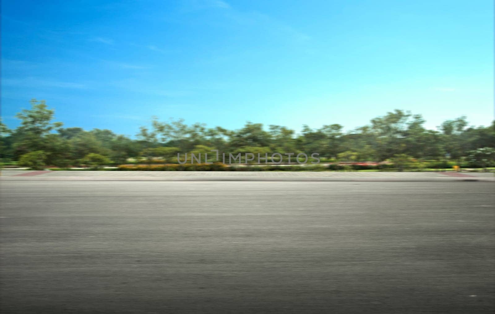 farm view motion blur highway