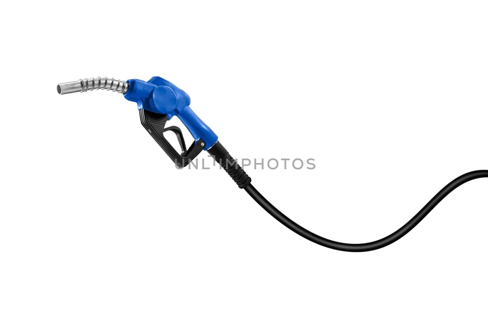 gasoline injector gasoline pump on white background