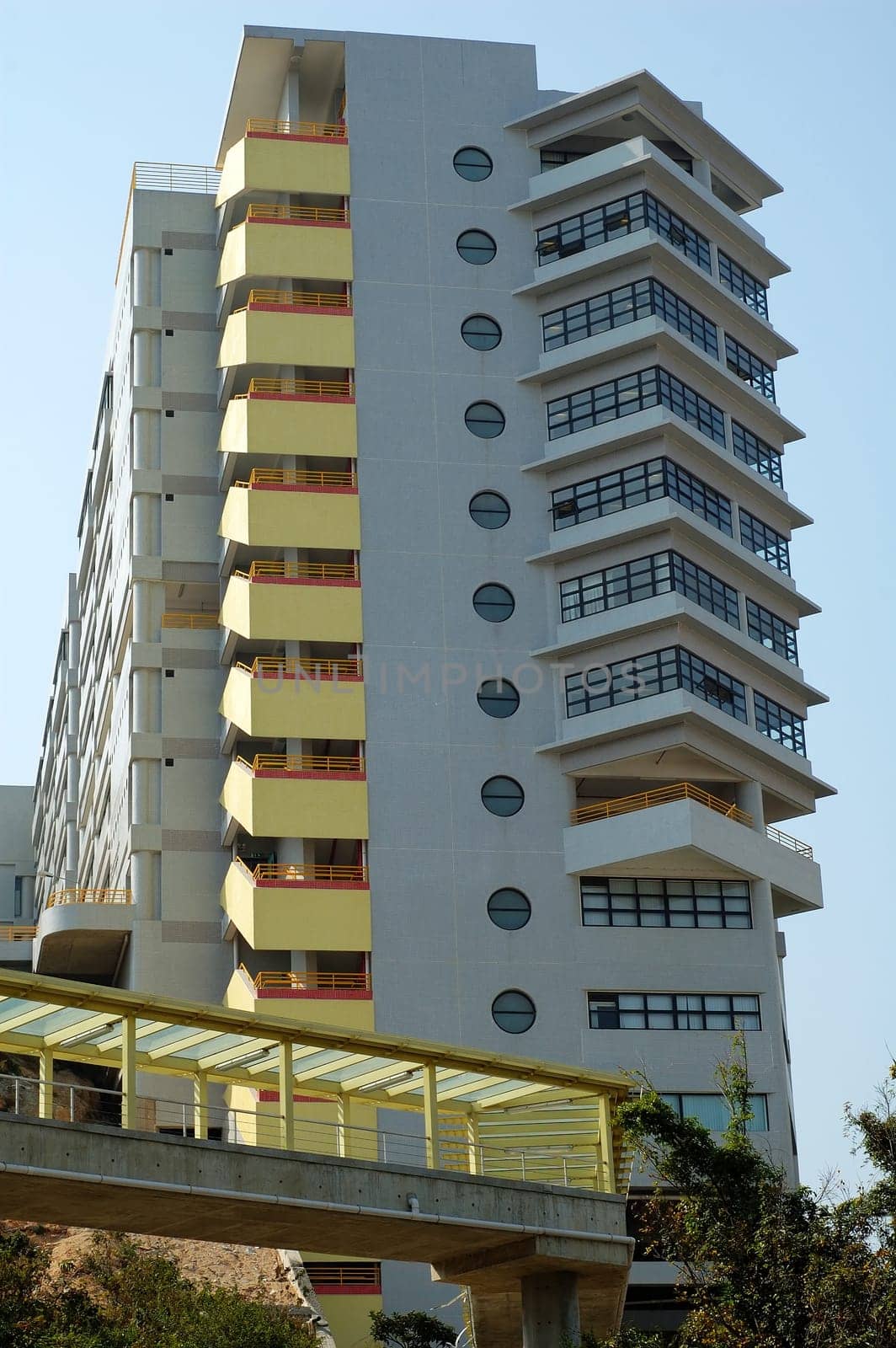The building