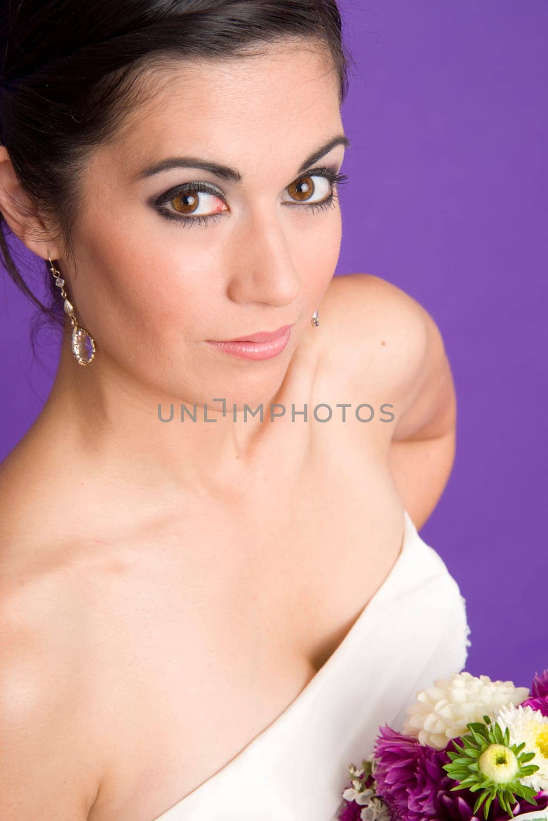 Beautiful Brunette Bride