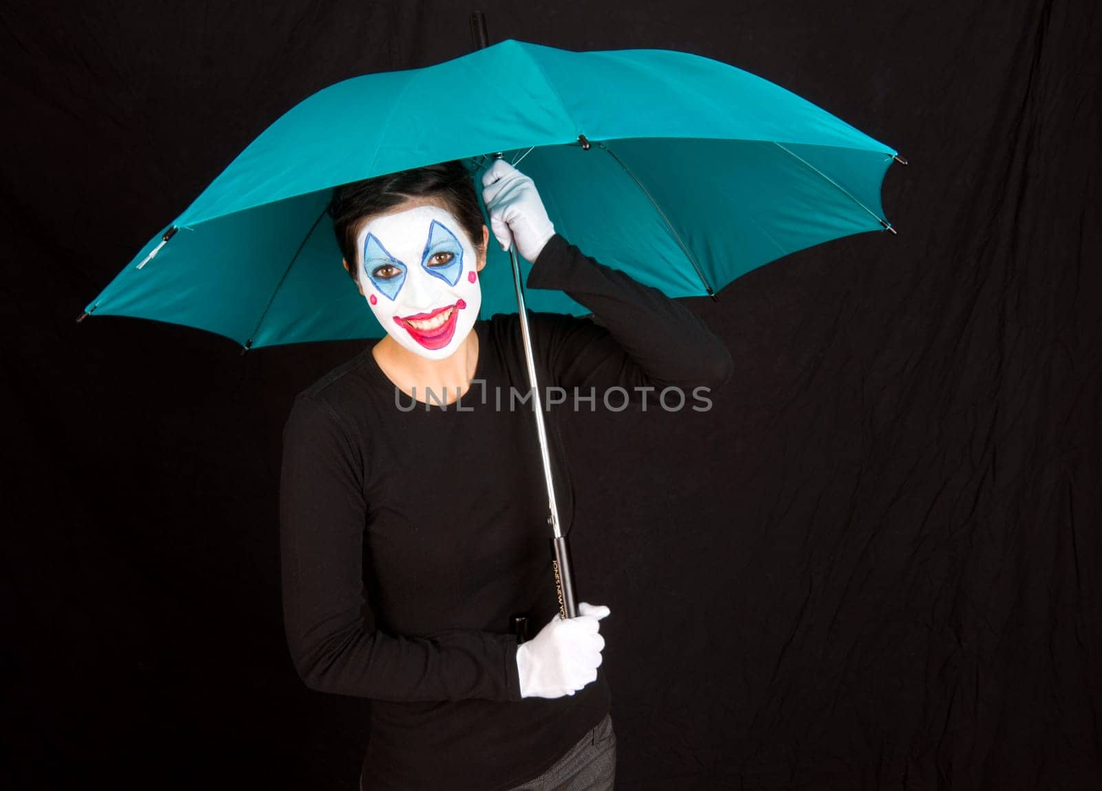 Circus Entertainment Clown with Umbrella