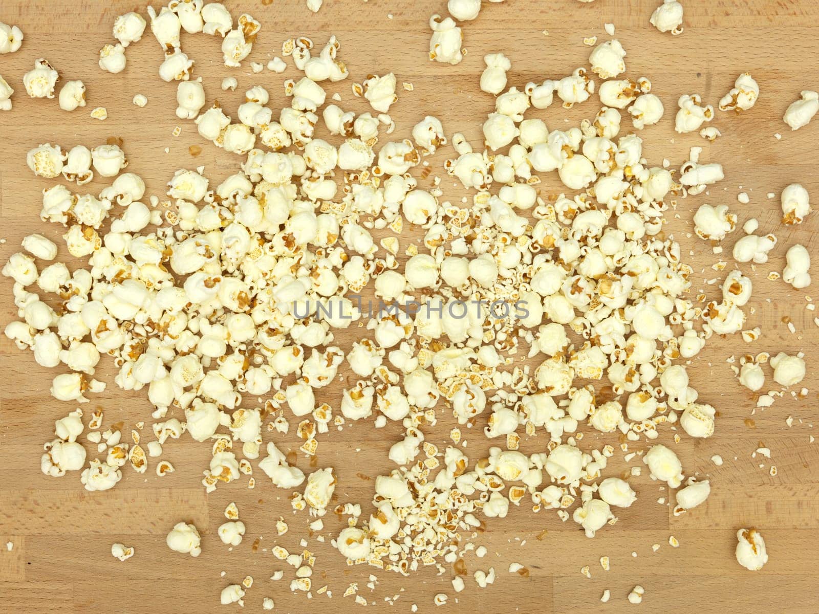 A conceptual close up shot of popcorn