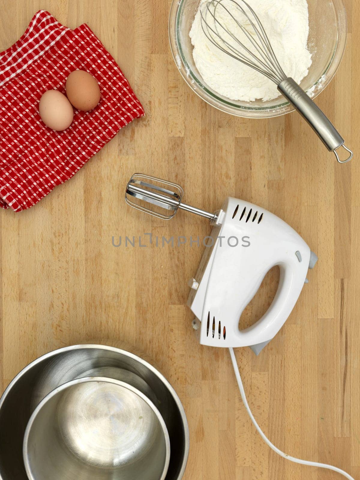 A close up shot of baking equipment