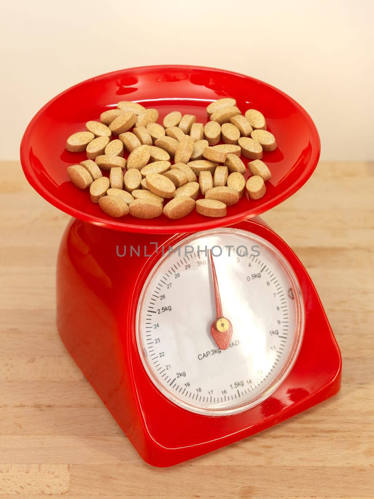 A close up shot of a set of food scales