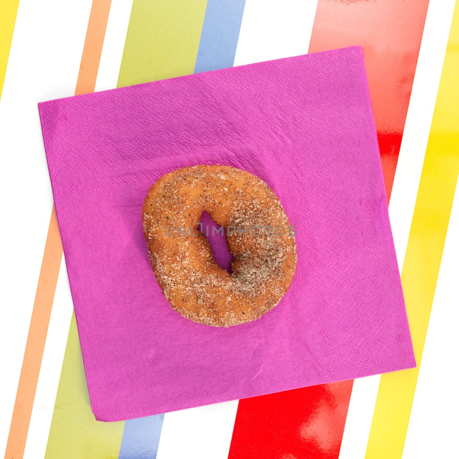 A conceptual lifestyle image of doughnuts