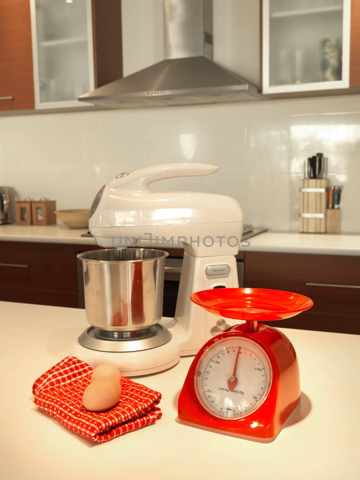 A close up shot of baking equipment