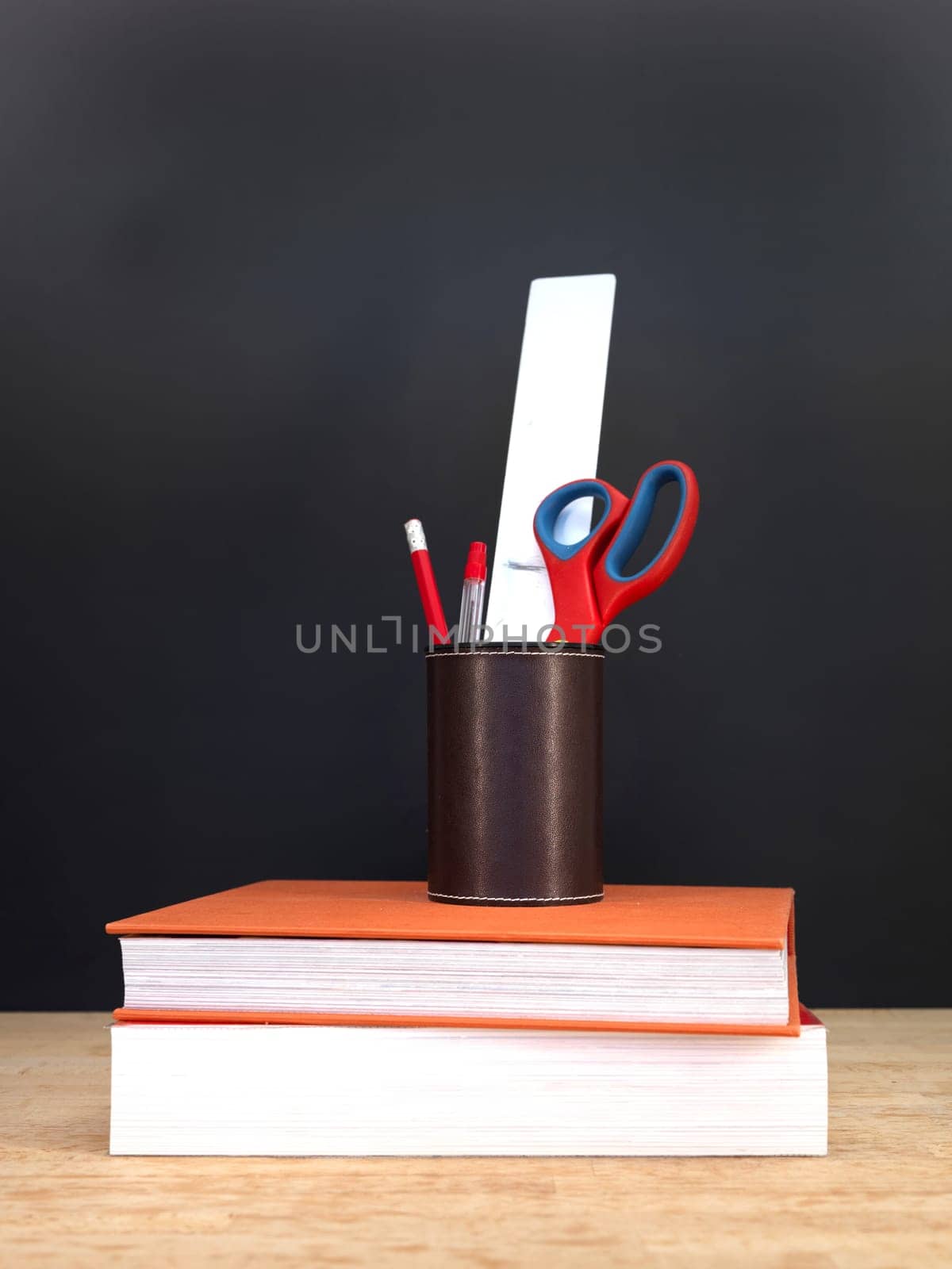 A still life conceptual image of going back to school