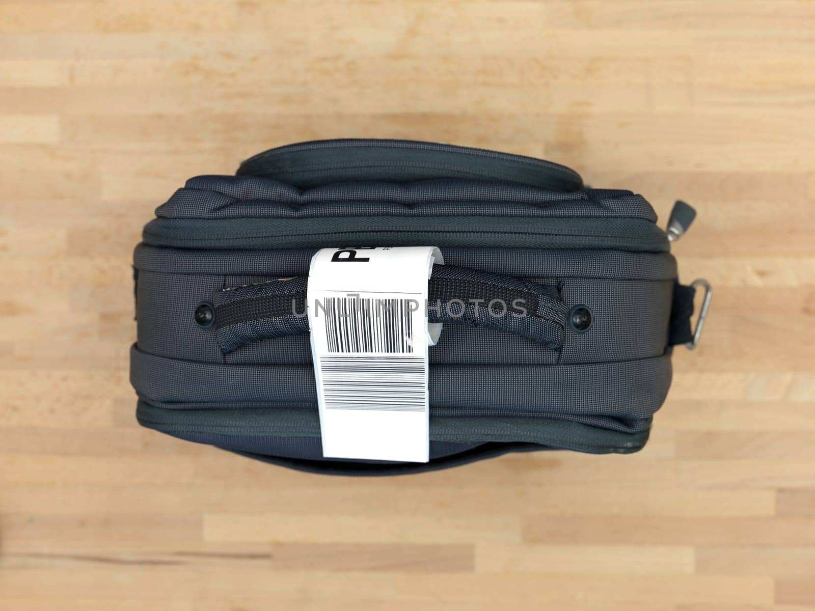 A close up shot of carry on luggage