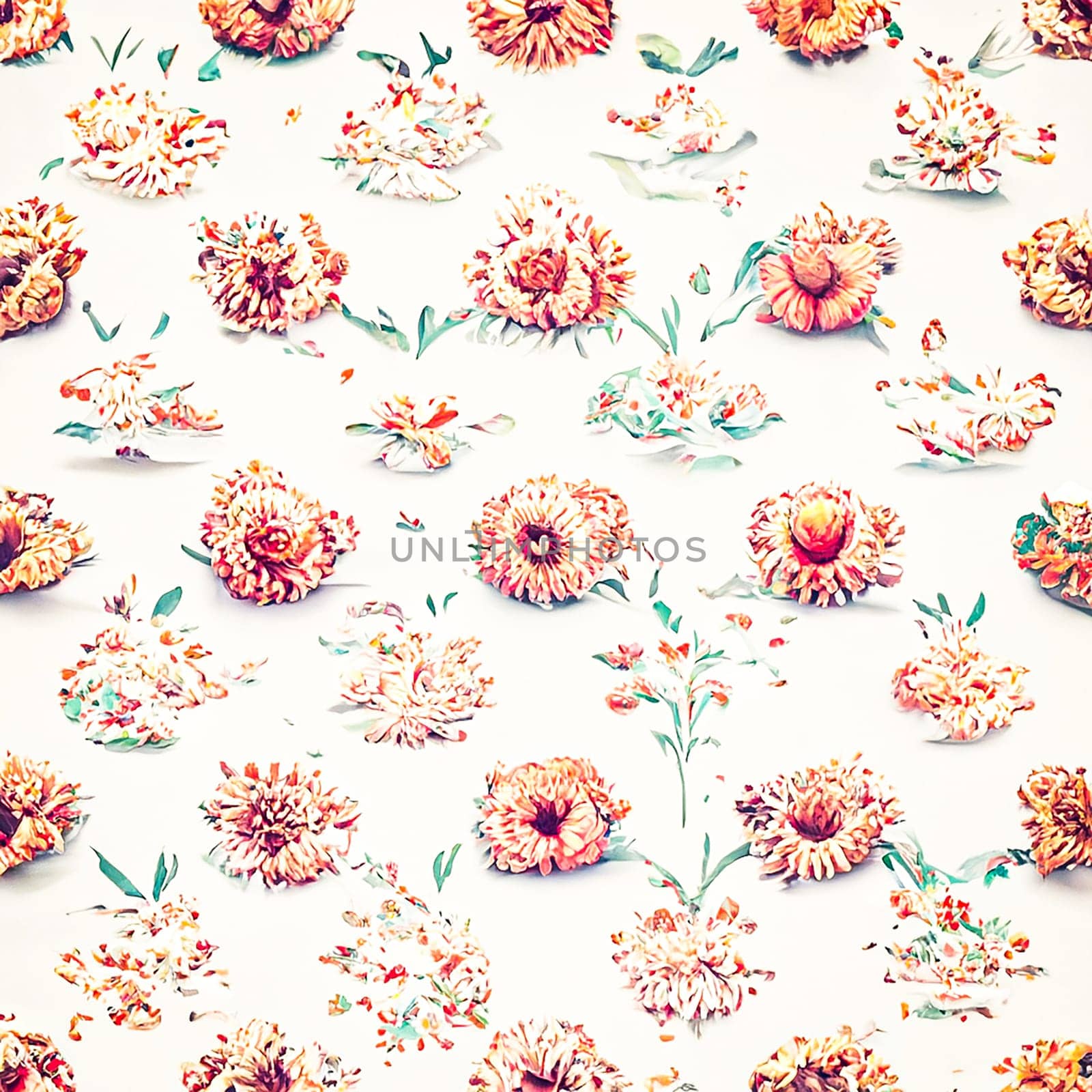 vintage floral pattern wallpaper image