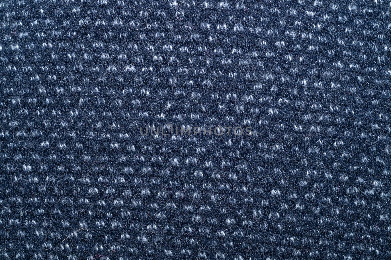 Blue fabric close up. textile background