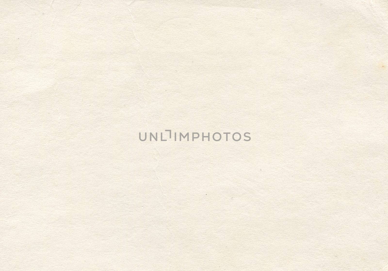 front view closeup of aged white paper texture pattern background with wrinkles and imperfections