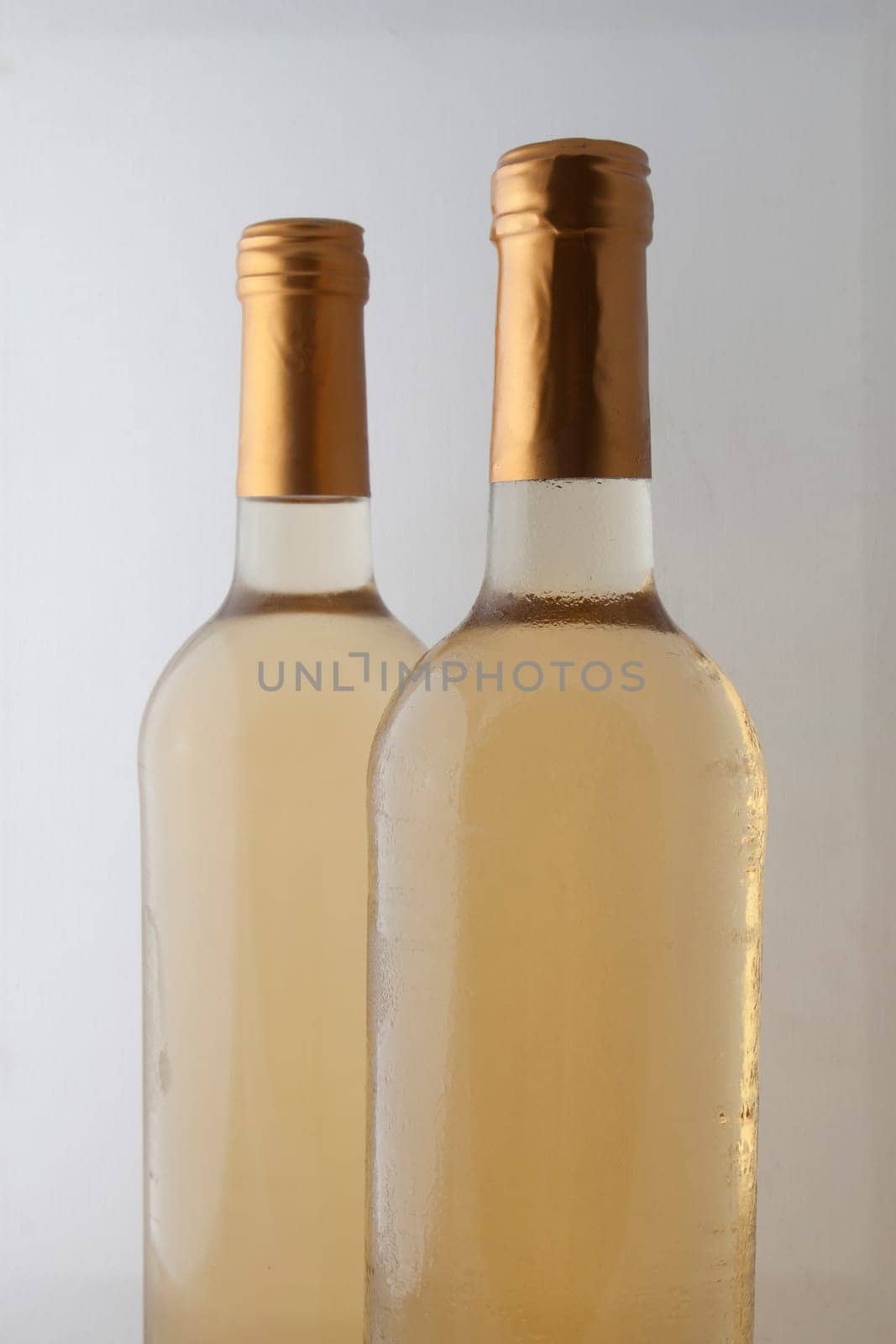 bottles of white wine