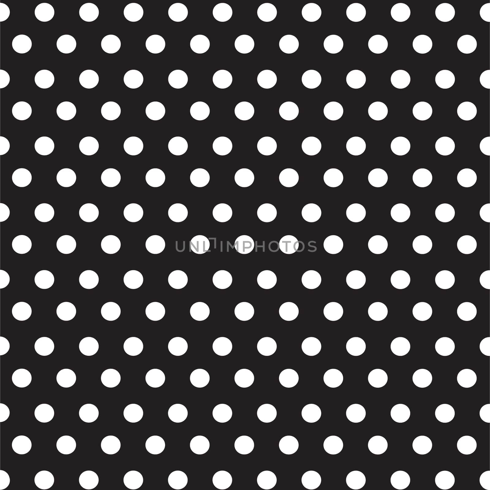 white dots on black background seamless pattern