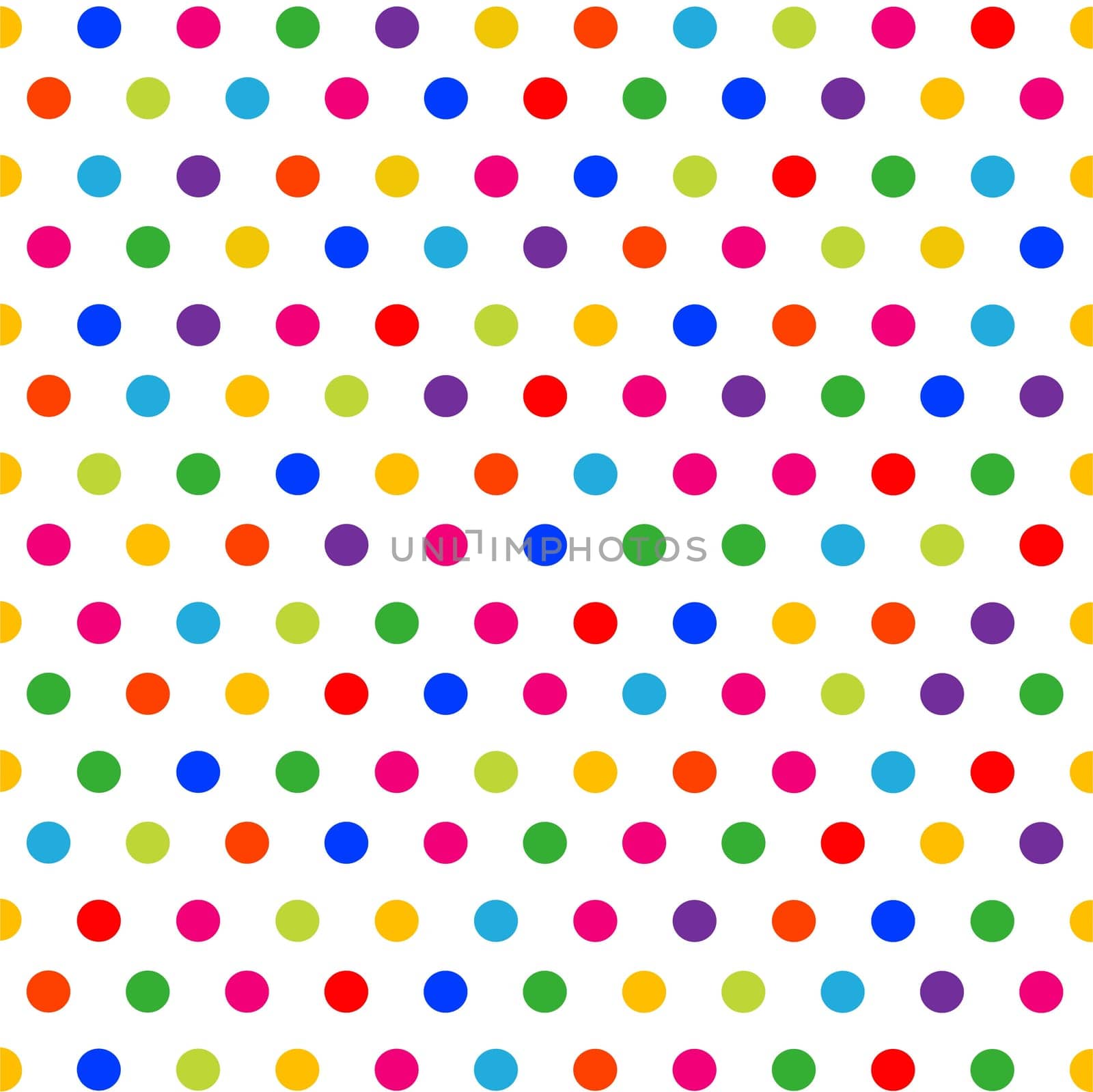 seamless pattern colorful polka dots background