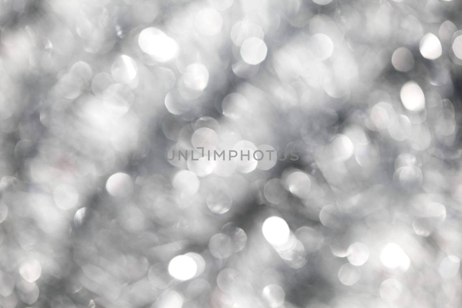 silver bokeh background macro close up