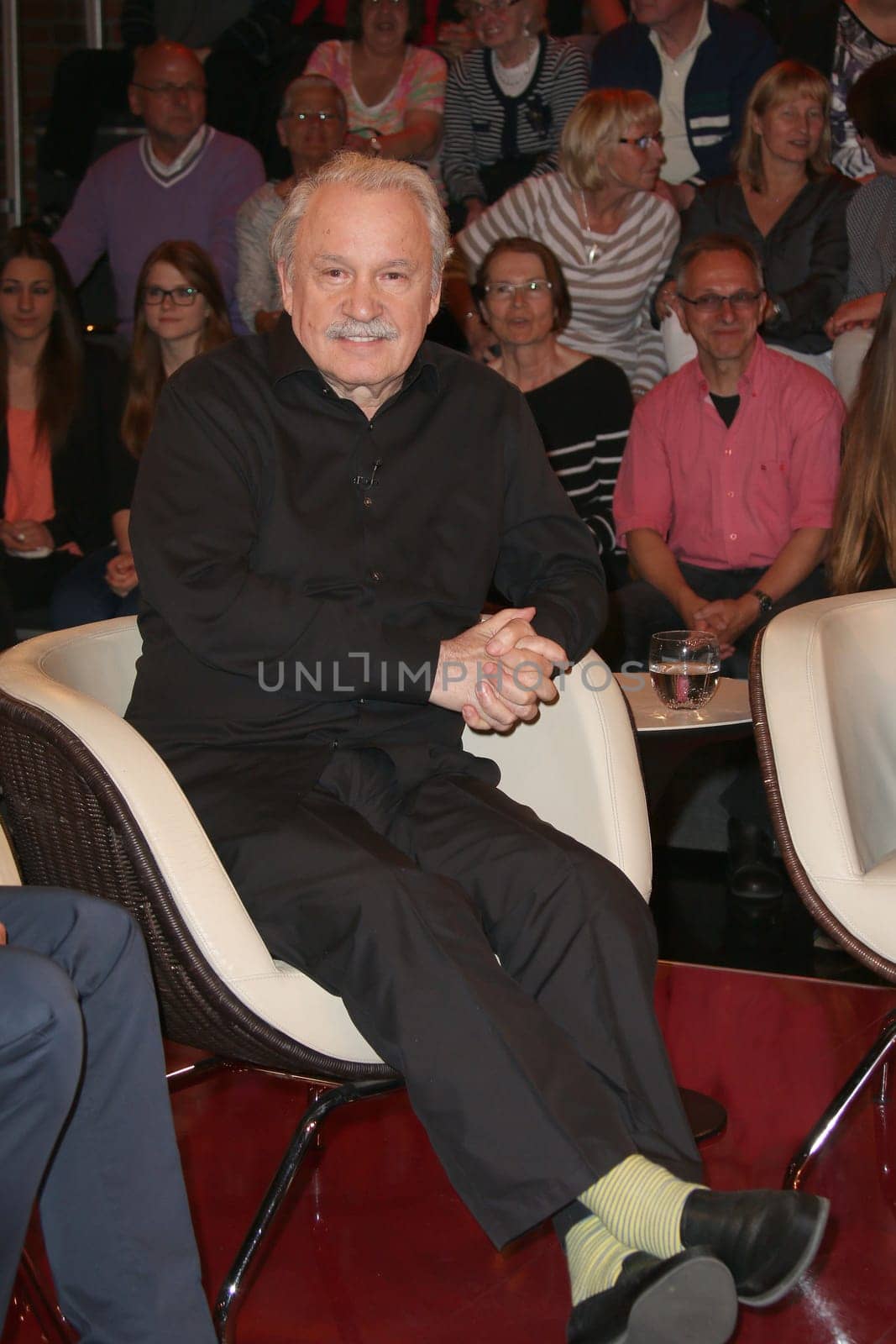 Giorgio Moroder (music producer),recording by Markus Lanz at Studio Stahltwiete,Hamburg,19.05.2015