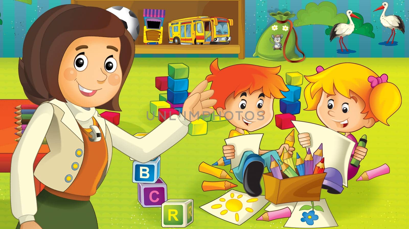 illustration for the children