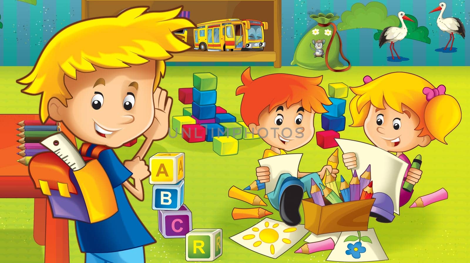 illustration for the children