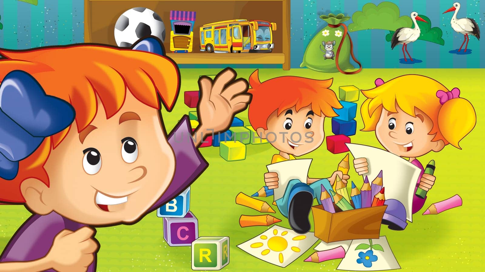 illustration for the children