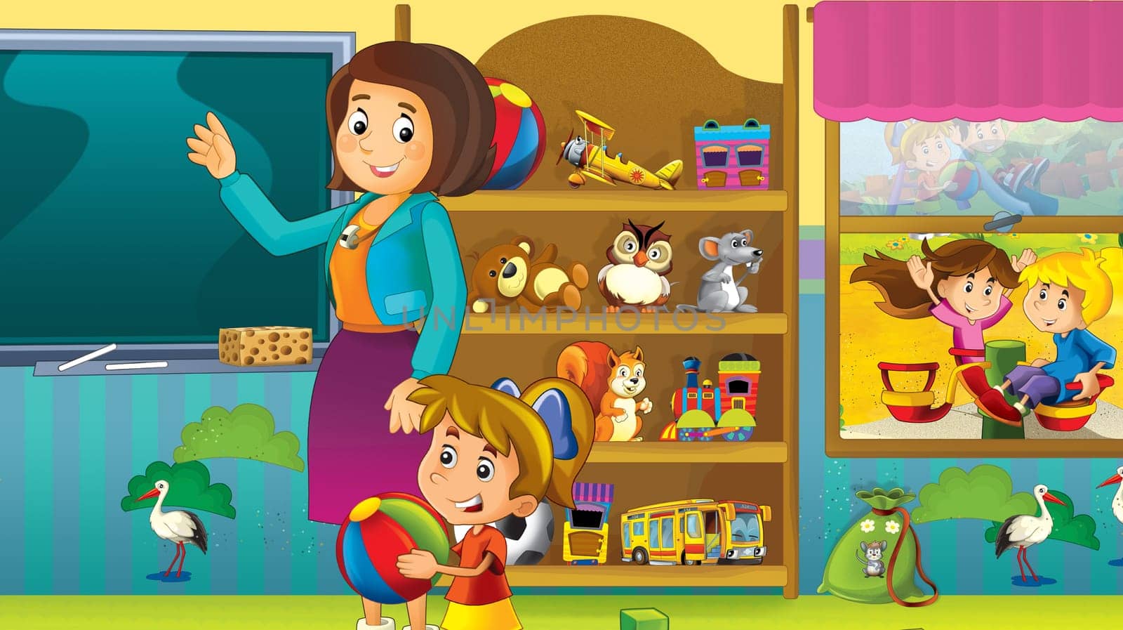 illustration for the children