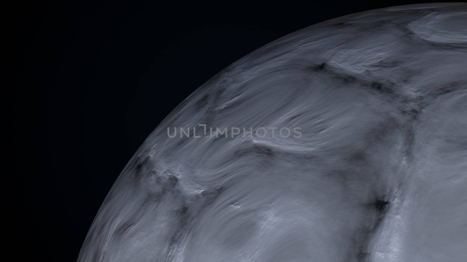 Abstract swirl sphere. Computer generated 3d render