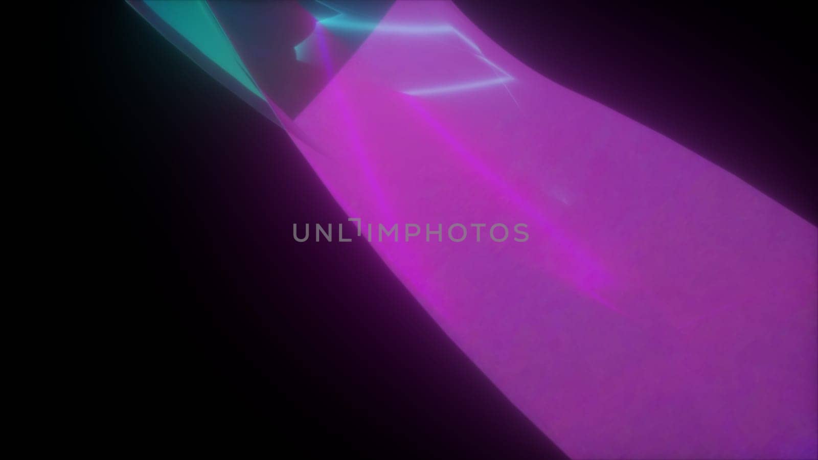 Glossy neon. Computer generated 3d render