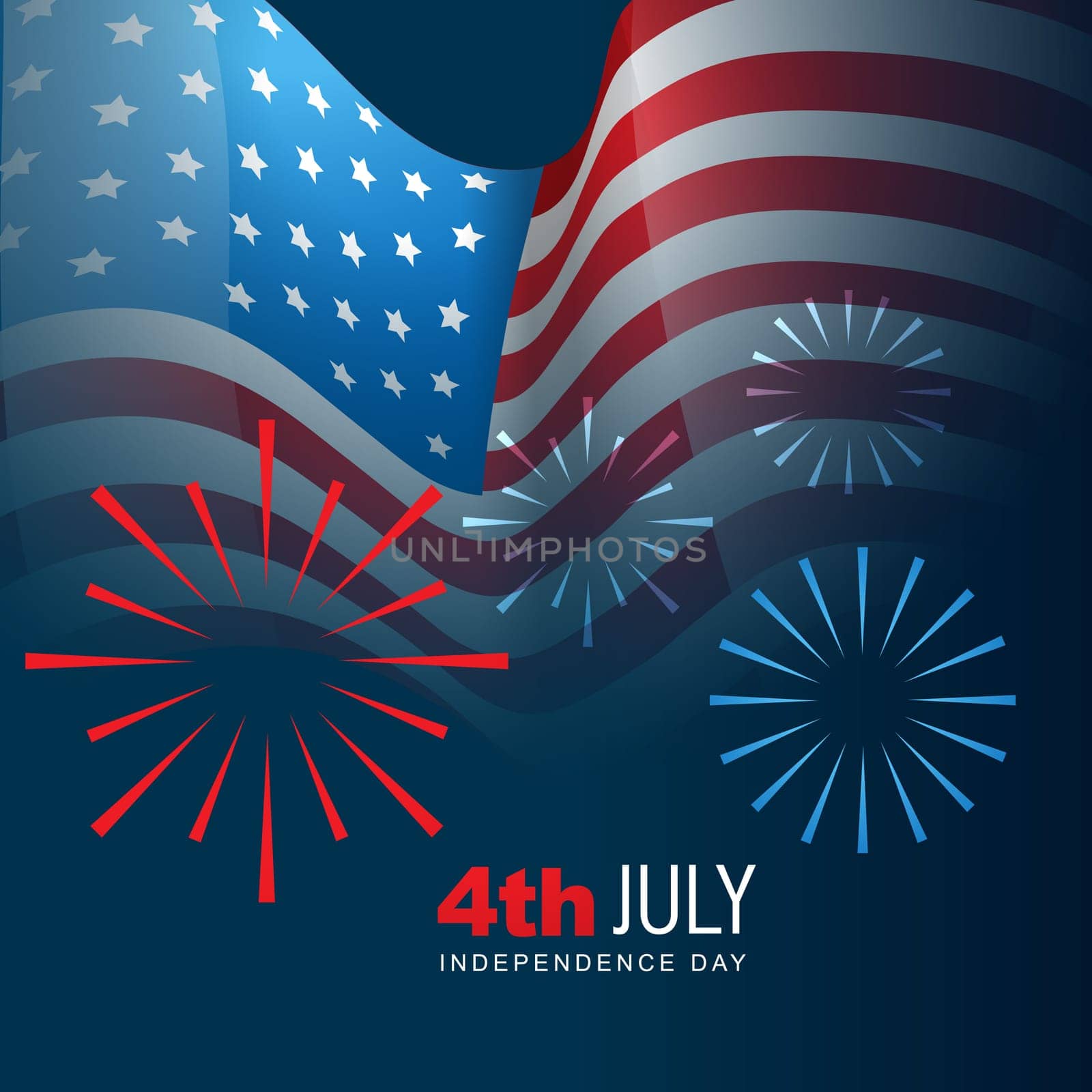4th of july american independence day background