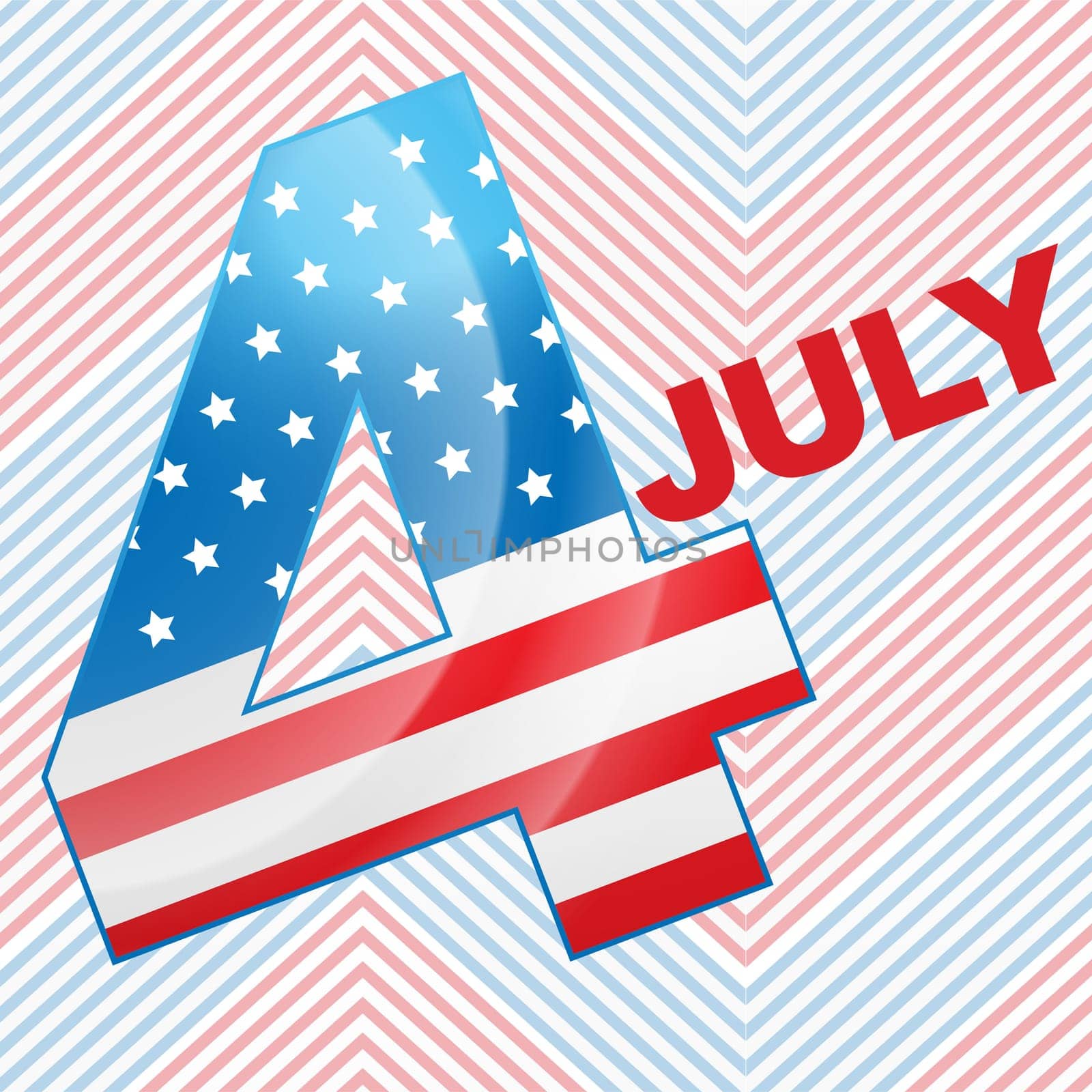 vector 4th of july design background