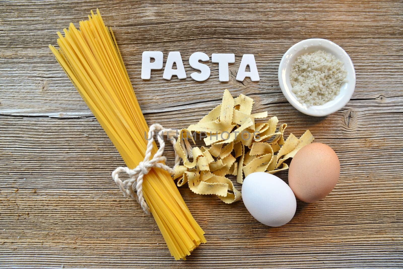 Pasta Word Bush Sticks