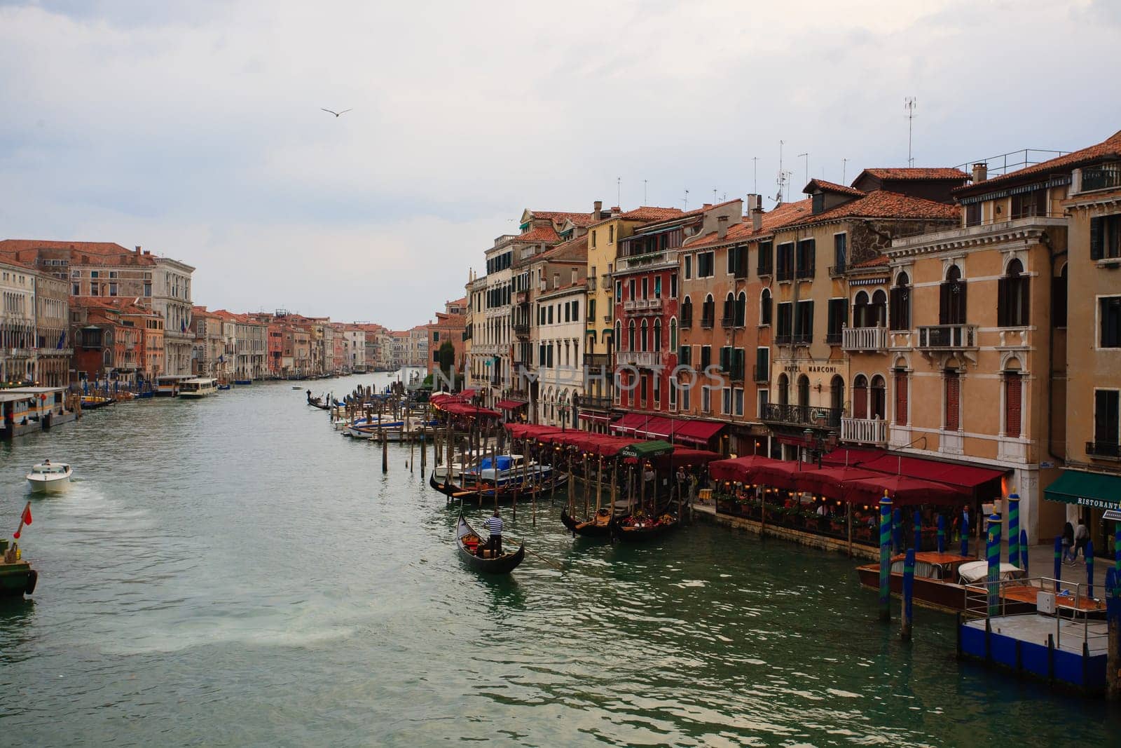 A view of Canal Grande, Venice, Italy