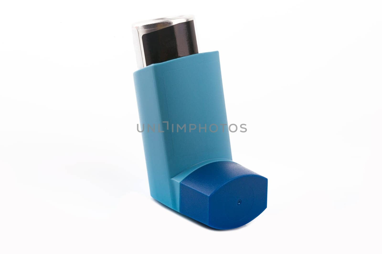 Metered Dose Inhaler isolated over white background