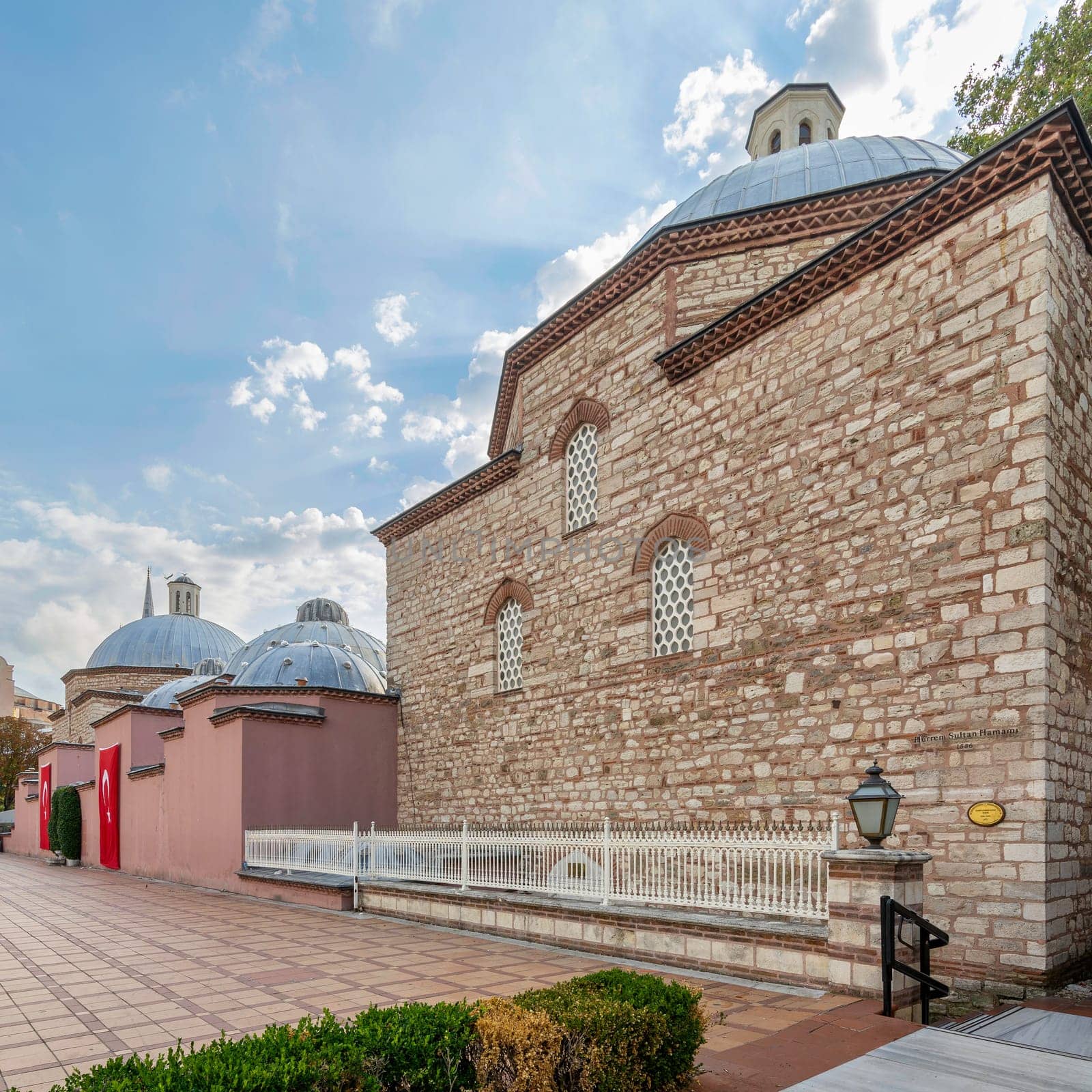 Hagia Sophia Hurrem Sultan Bathhouse, or Ayasofya Hurrem Sultan Hamami, a sixteenth-century traditional ottoman Turkish bath, or hamam, located in Sultanahmet Square, Istanbul, Turkey