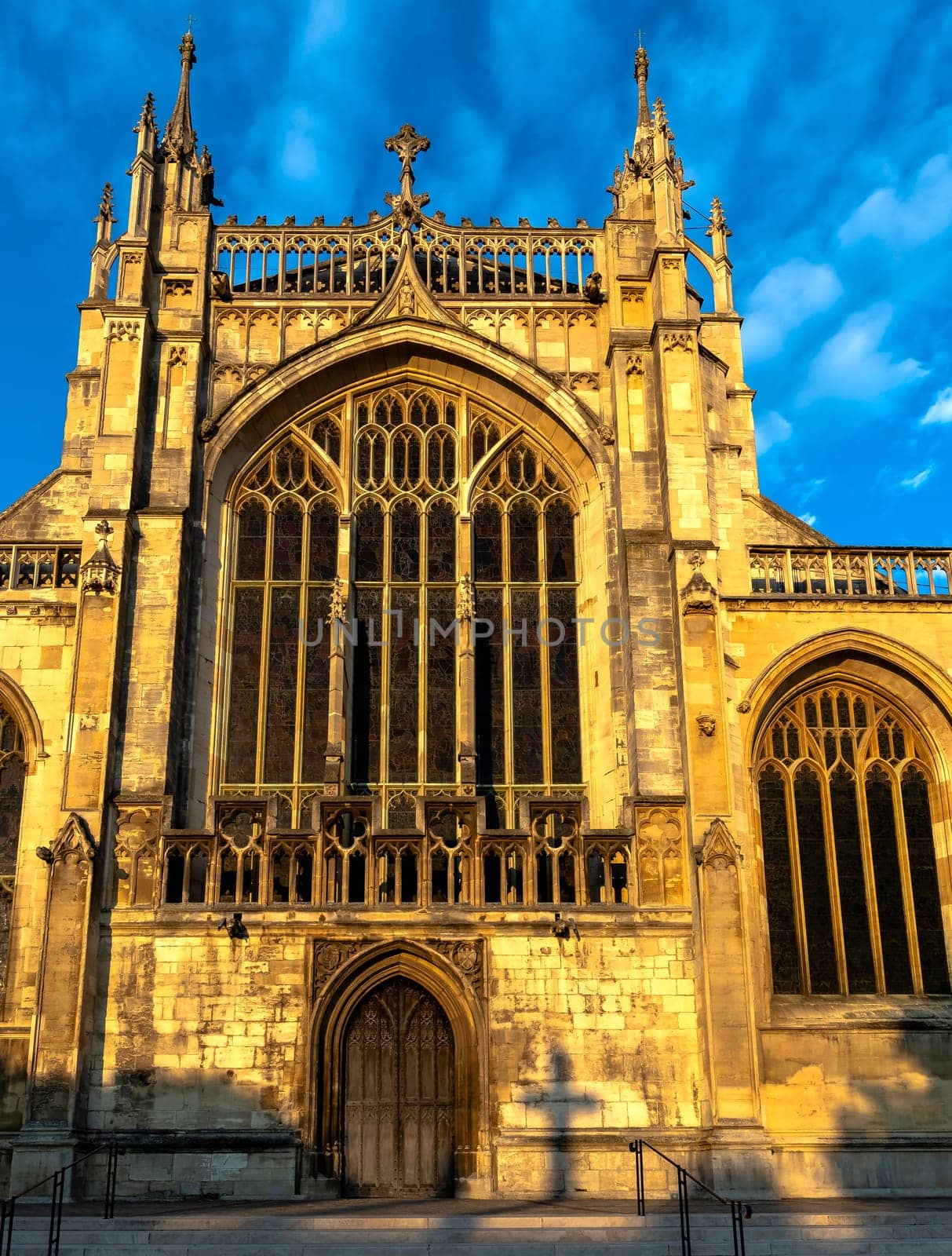 Gloucester Cathedral, formally the Cathedral Church of St Peter and the Holy and Indivisible Trinity in Gloucester, Gloucestershire, United Kingdom