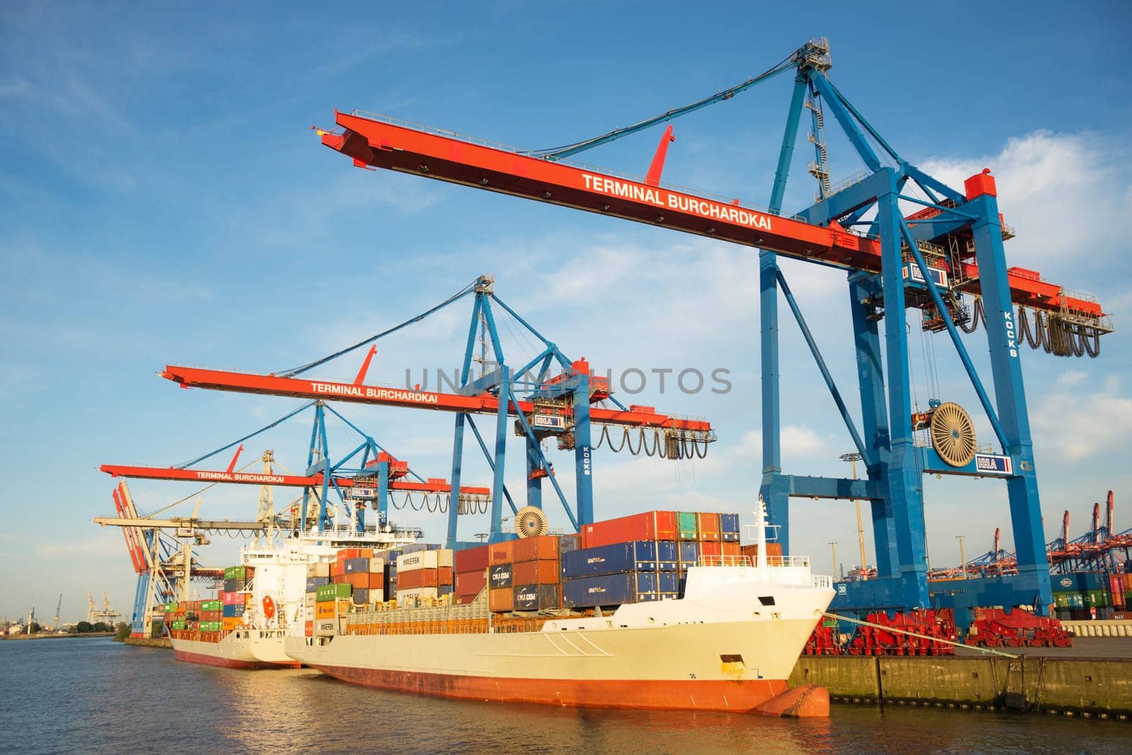 Hamburg Harbour Container Terminal