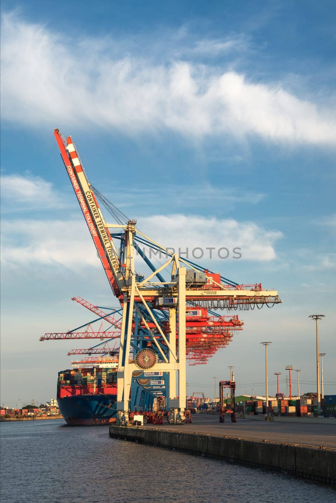 Hamburg Harbour Container Terminal