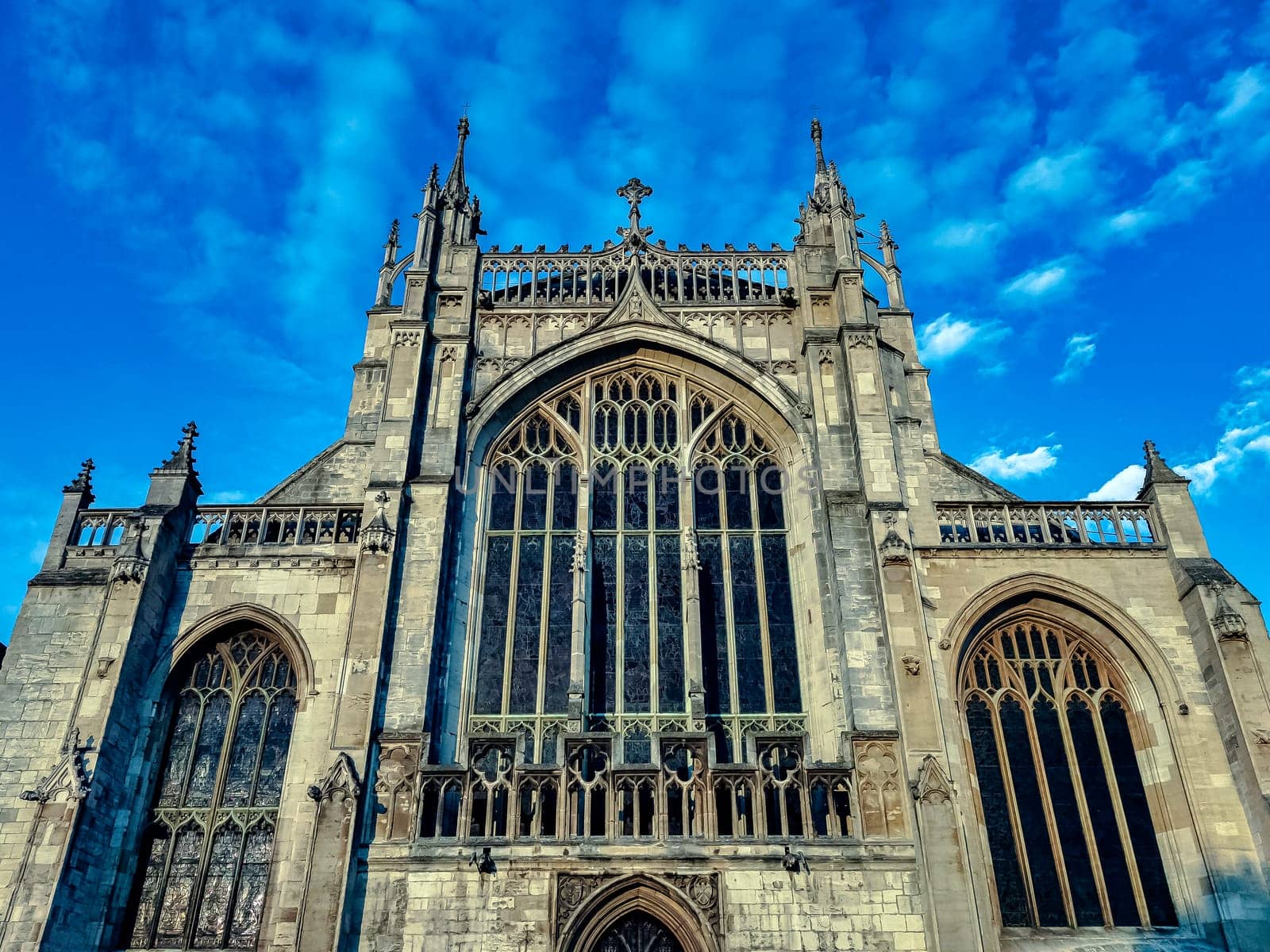Gloucester Cathedral, formally the Cathedral Church of St Peter and the Holy and Indivisible Trinity in Gloucester, Gloucestershire, United Kingdom