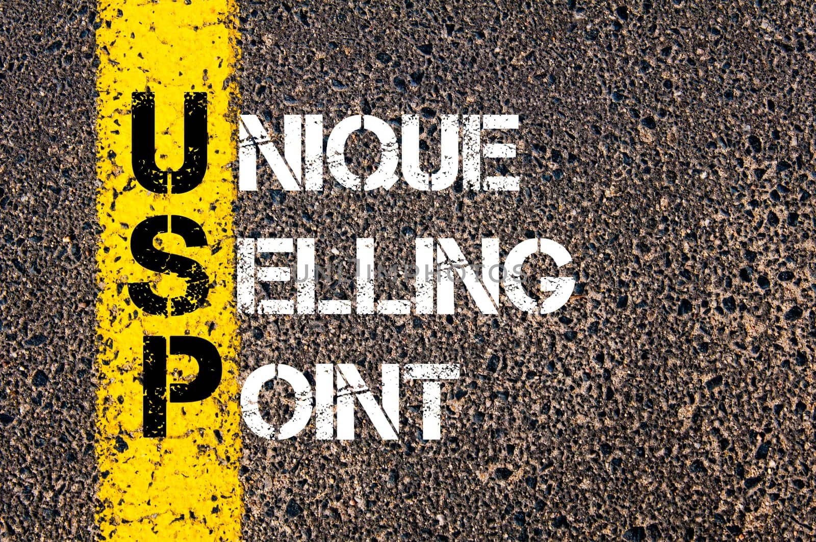 Business Acronym BMI - Body Mass Index..Yellow paint line on the road against asphalt background. Conceptual image