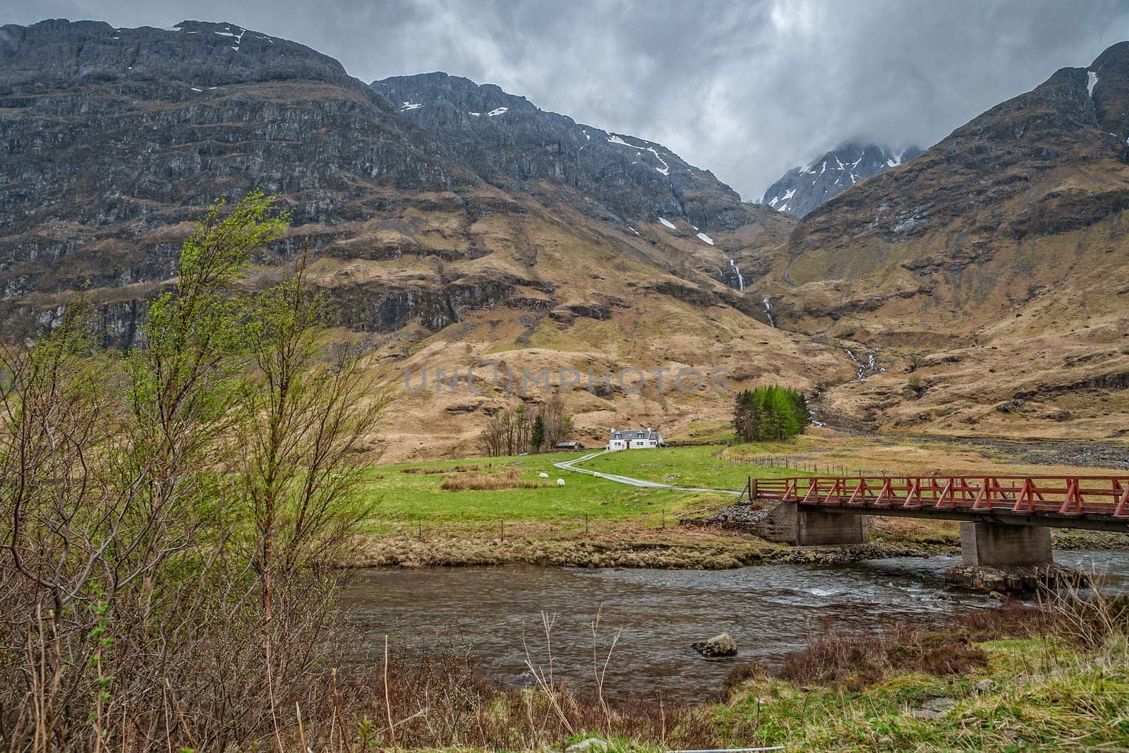 Lonely house in Scotland
