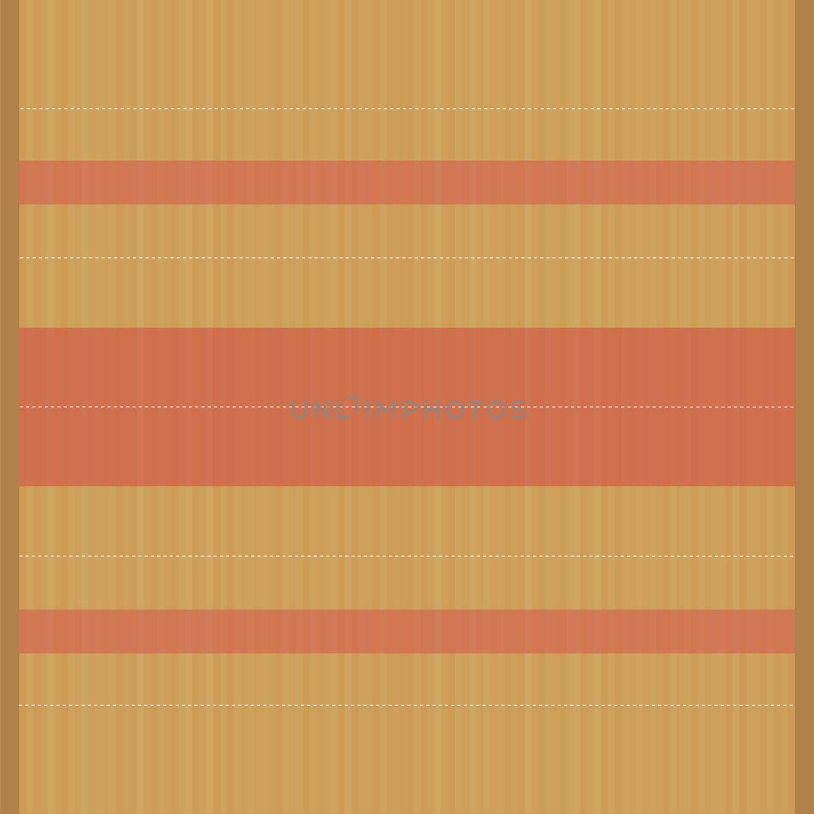 Asian Traditional Bamboo Carpet Stitched with White Tread.