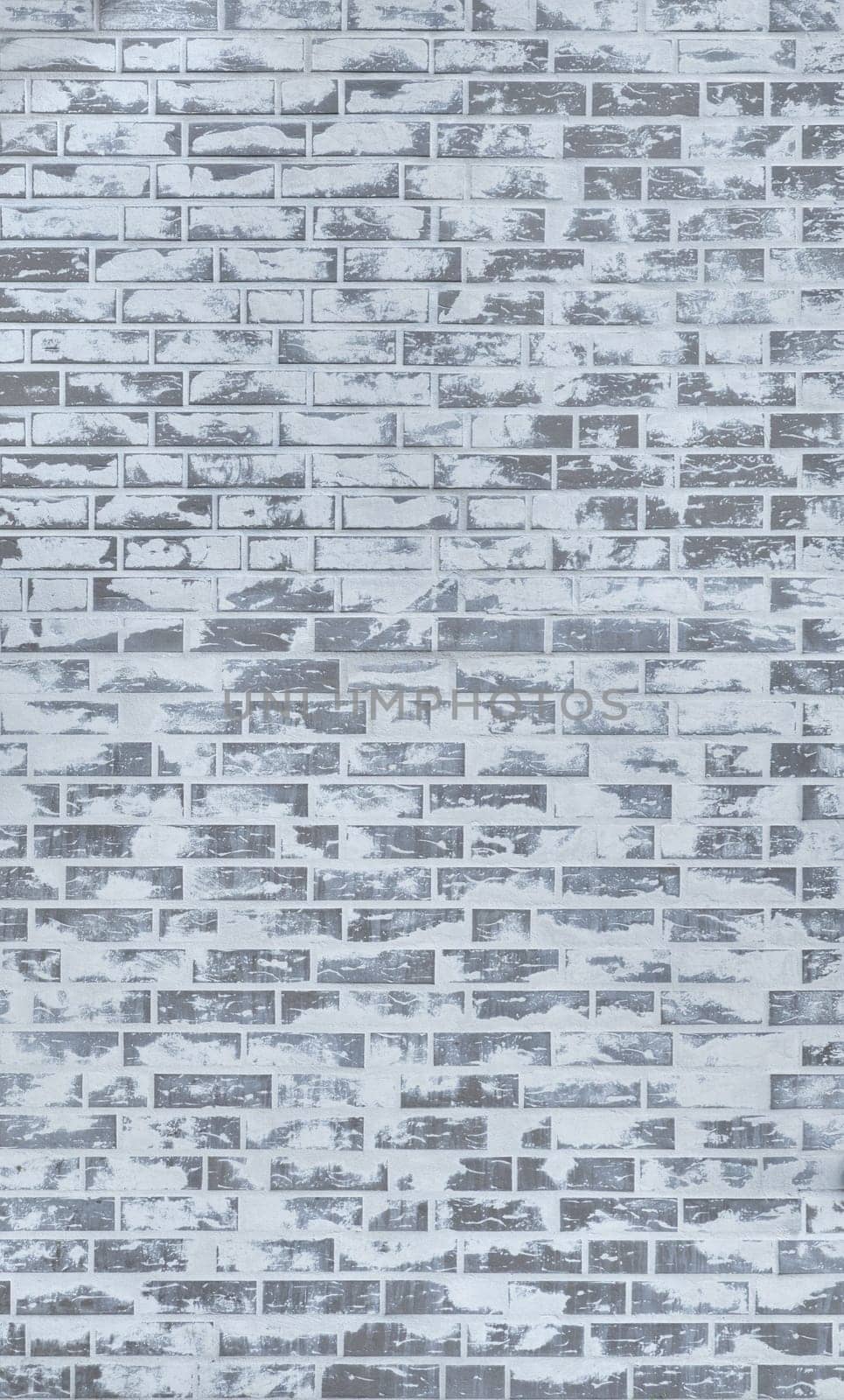 Grungy Brick Wall Texture. Brown Old White Building Brickwall