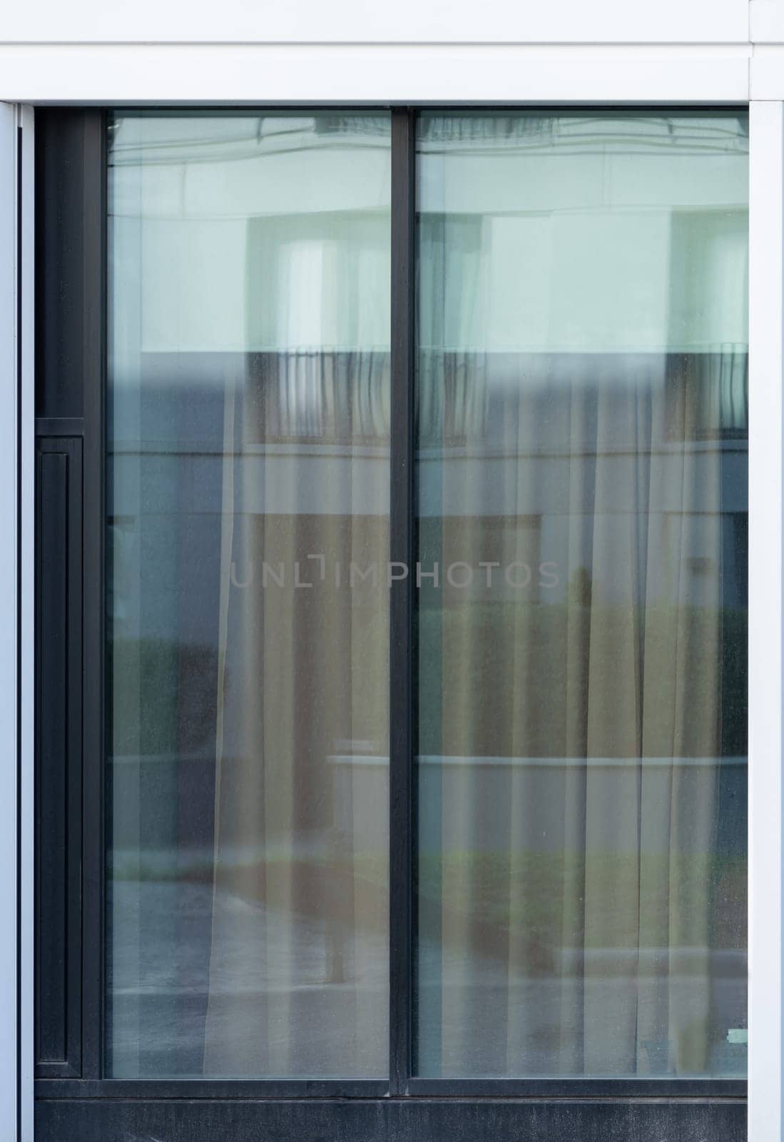 House Wall Exterior. Modern Home Apartment Window