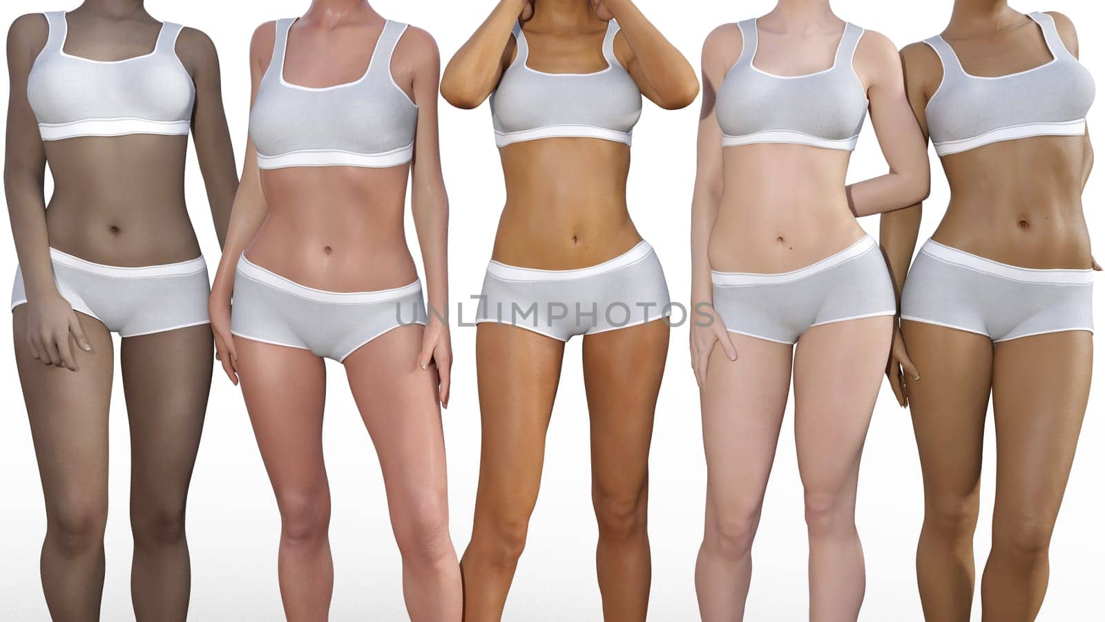 Diversity in Race and Body Type as a Modern Concept