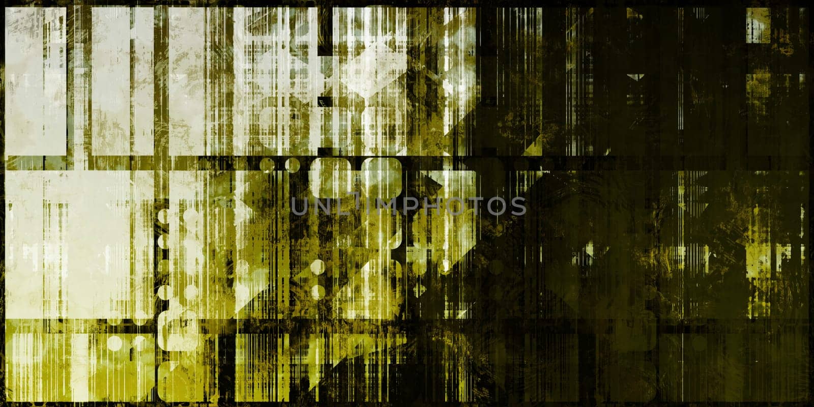Industrial Background with Grungy Futuristic Texture Art