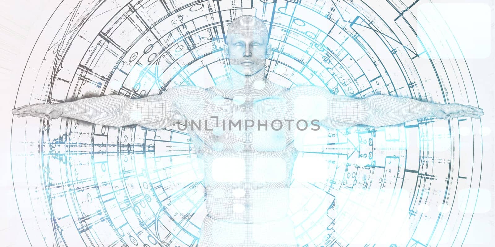 Advanced Analytics with Digital Technology Business Theme Art