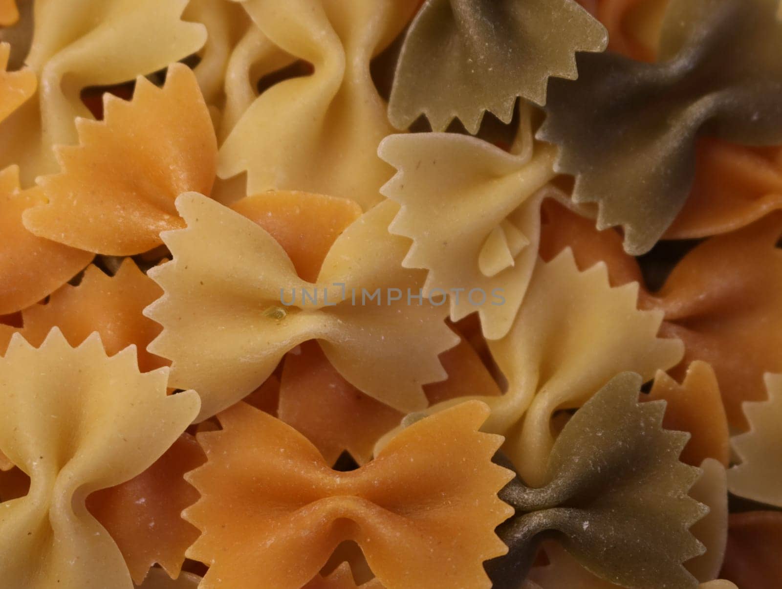 delicious Italian pasta natural food healthy carbohydrates background