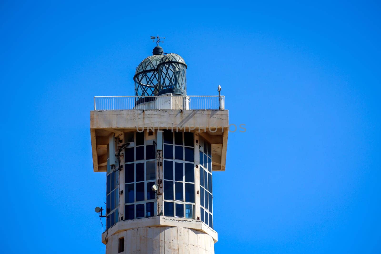 The dome of a lighthouse, architectural special structure.