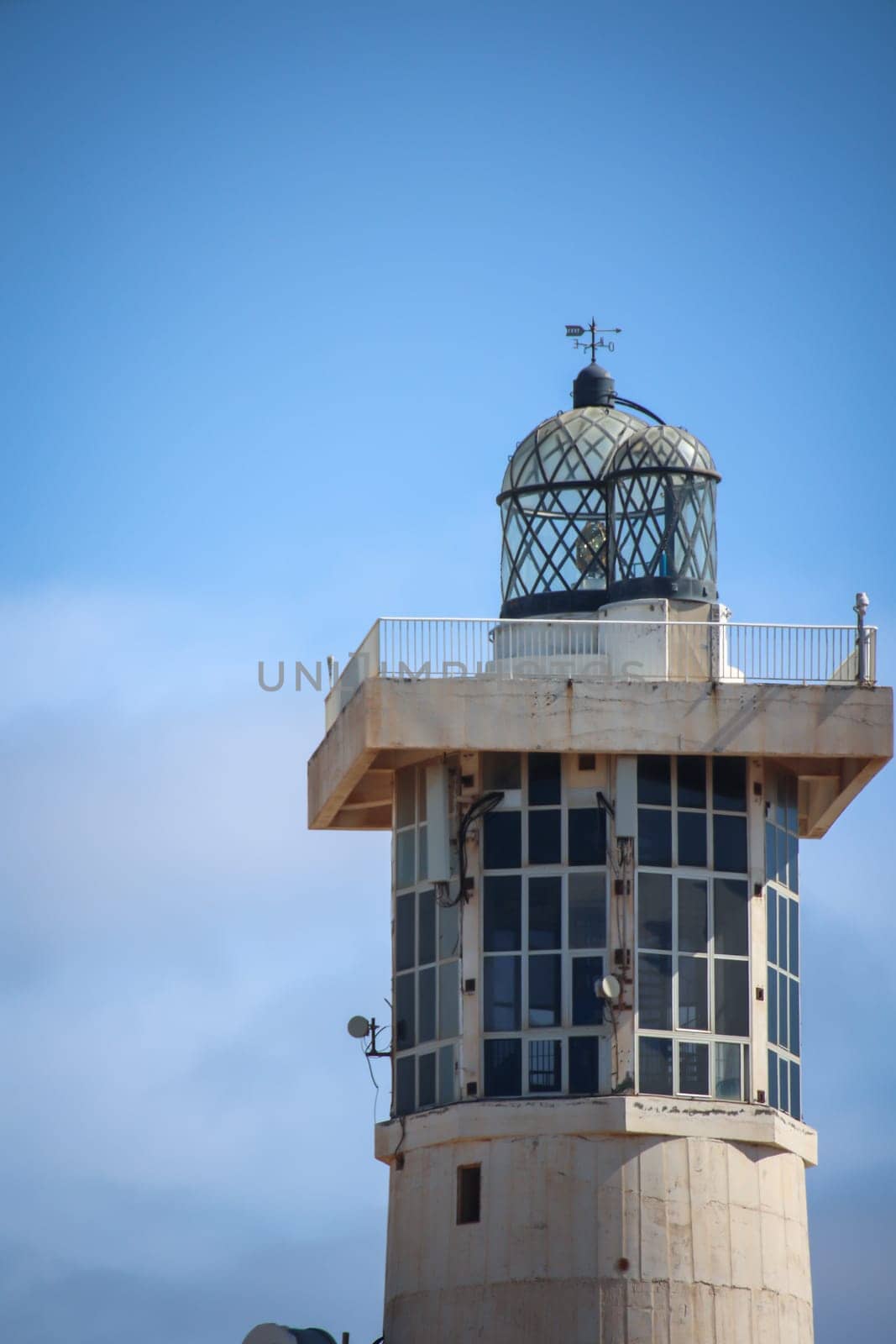 The dome of a lighthouse, architectural special structure.