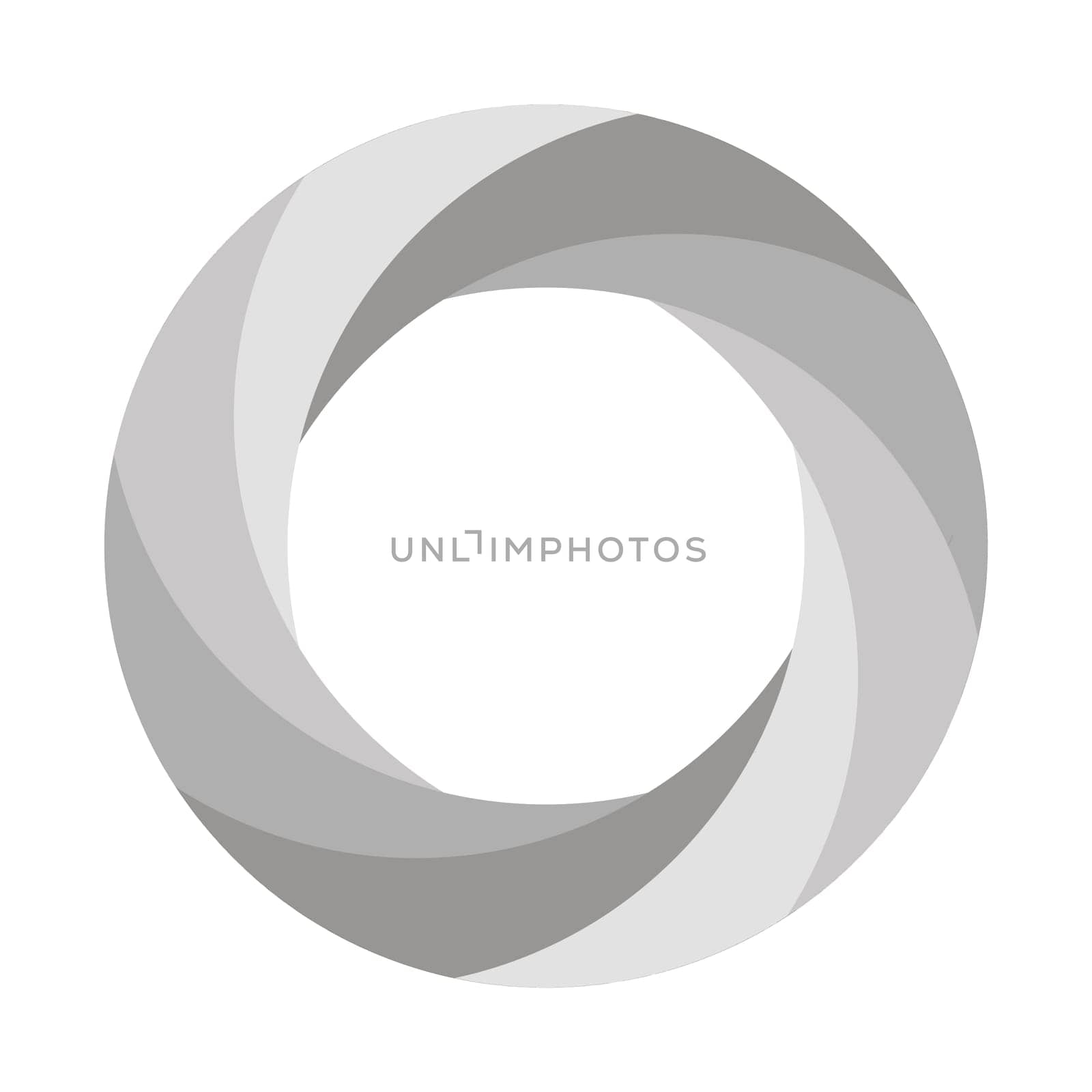 Circle Dotted Colorful Icon Isolated on White Background.